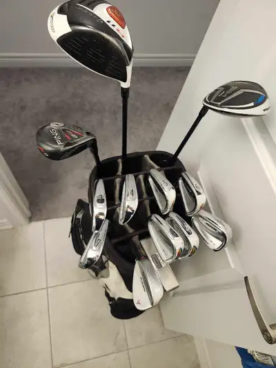 Mens LH 14 Piece Complete Golf Set Stiff (Taylormade, PI, View more