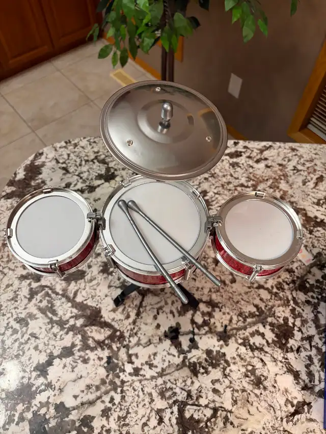 Desktop/Tabletop Drum Set - Playable in Drums & Percussion in Saskatoon - Image 7