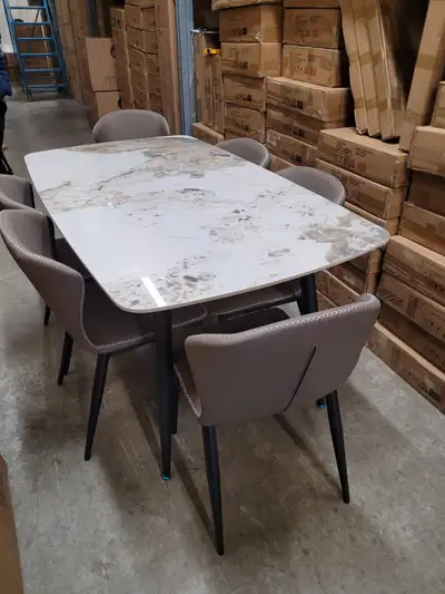 New Dining Table with 6 Chairs, View more