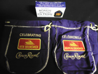 New Brunswick Crown Royal Bags - Brand New