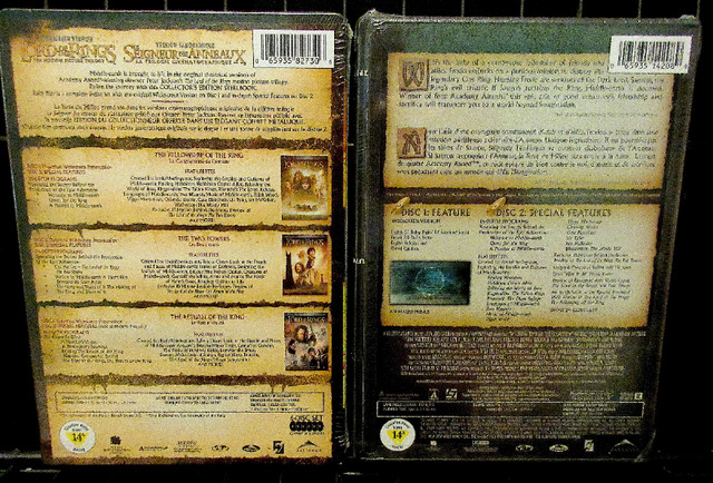 Lord of the Rings Trilogy Theatrical Release DVD's x4 NEW SEALED in CDs, DVDs & Blu-ray in Stratford - Image 3