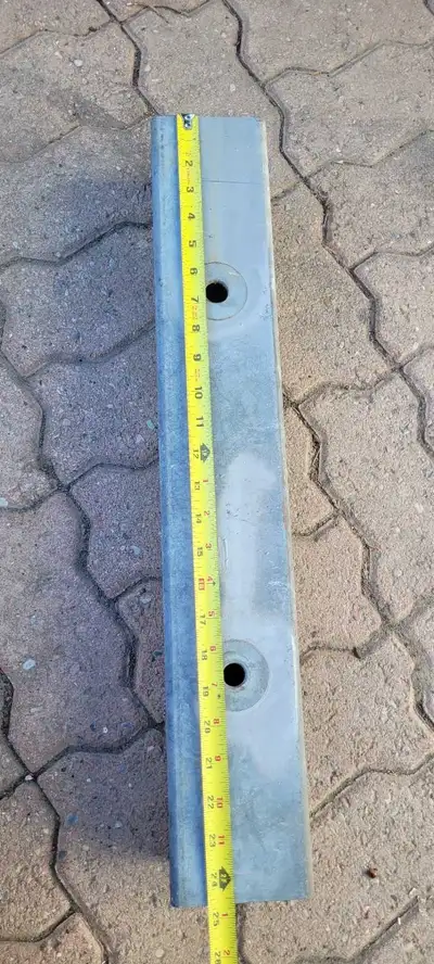 2' long 4x4x3/16 couple of through bolt holes drilled in it. Pickup only Mckenzie lake
