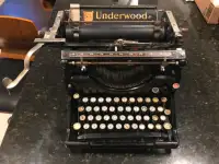 Antique Underwood No. 5 Manual Typewriter- 1924