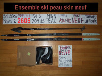 Ensembles ski de fond peau skin atomic 202 cm NEUF