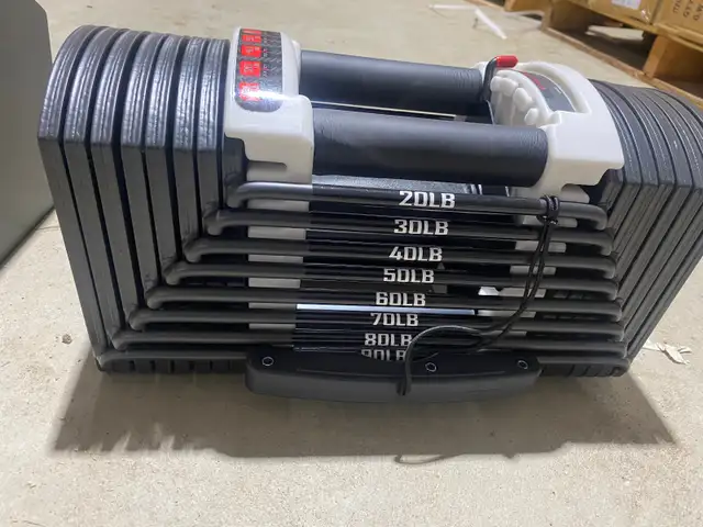 New! PowerBlock Adjustable Dumbbells 0–90 lbs Pair warranty in Exercise Equipment in Edmonton - Image 2