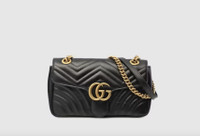 New Gucci Marmont Hand bag with tags   and original receipt