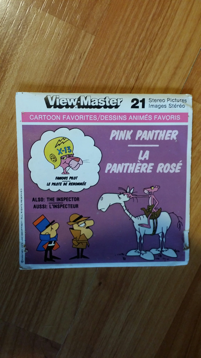 New Viewmaster Vintage Pink Panther Set Of 3 Reels.I do not ship