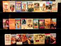 JOHN WAYNE Movie Lot of 27 VHS Tapes, Excellent Condition, Some