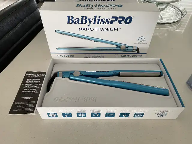 Babyliss Pro Nano Titanium BUNDLE- Miracurl, Flat Iron, Curler in Health & Special Needs in London - Image 4