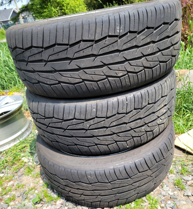 3 - 215/45 R17 91W Summer Tires + 4 - 5X100 Rims in Tires & Rims in Sudbury - Image 2