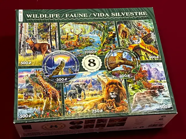 Wildlife / Faune 8 in 1 Puzzle Set in Toys & Games in Gatineau - Image 2