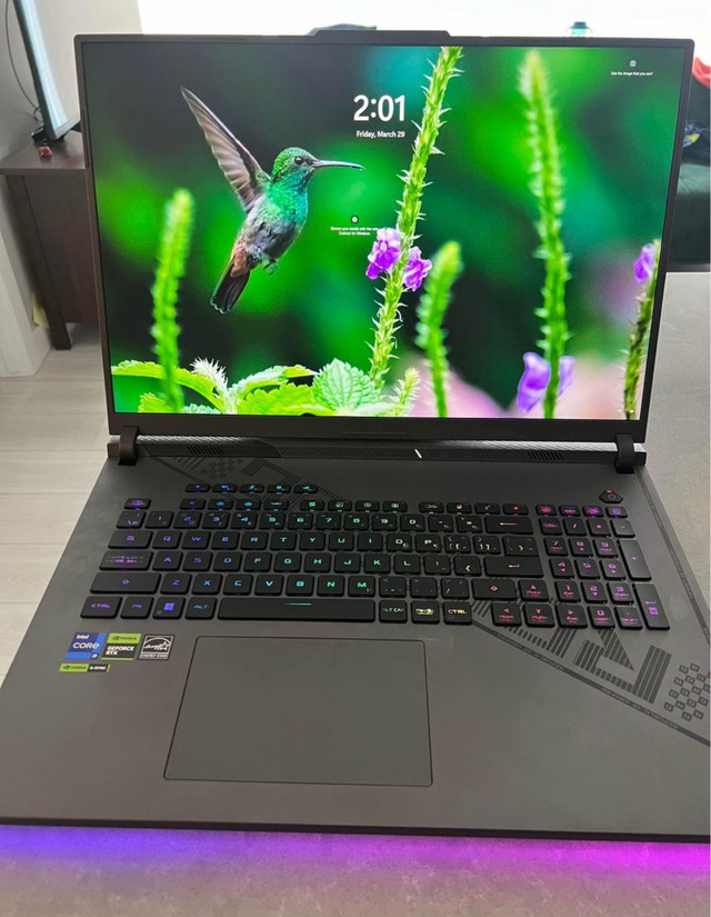 ASUS 18" gaming laptop with RTX 4070 in Laptops in Edmonton - Image 3