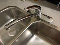 Stainless Steel Kitchen Sink & Faucet