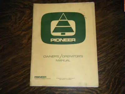 Pioneer Chain Saw Owner's Operators Manual Vintage shipping available at your cost any questions ple...