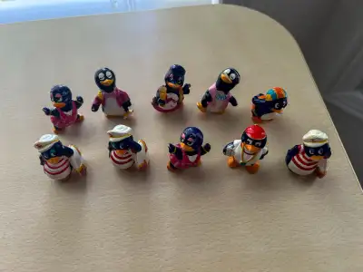 Vintage Ferrero Kinder Surprise Penguins Collection (1994), 10pc, View more