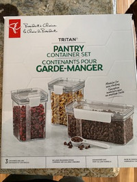 pantry storage containers- brand new!