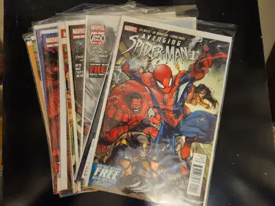 Marvel comics Avenging spider-man 1, 3, 5, 6, 7, 11-17, View more