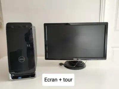 Ecran + tour + clavier et accessoires