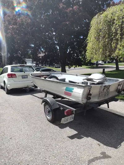 Take advantage of the long weekend with this 12' Aluminum Fishing Boat. Price includes Boat and Trai...
