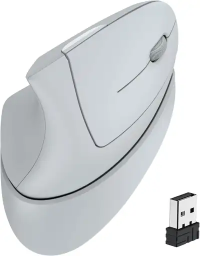 iClever TM254 Ergonomic Mouse (Grey), View more