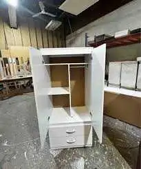 White Mirror Wardrobe Armoire, View more