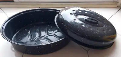 Carbon Steel Oval Roasting Pan---NEW, View more