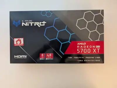 SAPPHIRE NITRO+ Radeon RX 5700 XT 8GB GDDR6 Video Card, View more