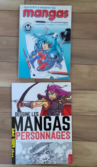 Livres pour apprendre à dessiner les personnages des Mangas,