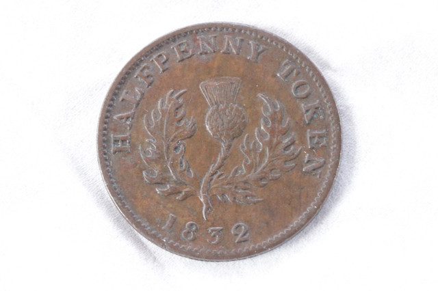 1/2  PENNY TOKEN NOUVELLE ÉCOSSE BR-871 1832 dans Art et objets de collection  à Laval/Rive Nord - Image 4