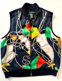 Ralph Lauren Silk Zip Vest