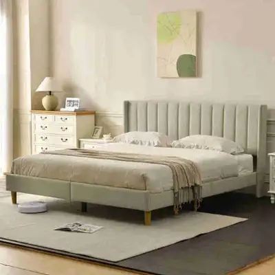 King Size Bed Frame - $200 Pickup!, View more