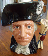 LARGE!  Royal Doulton Large Toby Jug Character George Washington