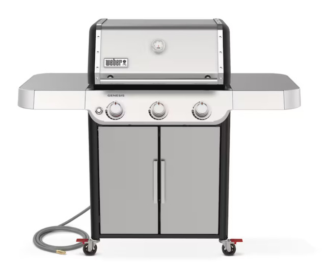 Weber GENESIS S-315 3-Burner Natural Gas BBQ in Stainless Steel in BBQs & Outdoor Cooking in City of Toronto