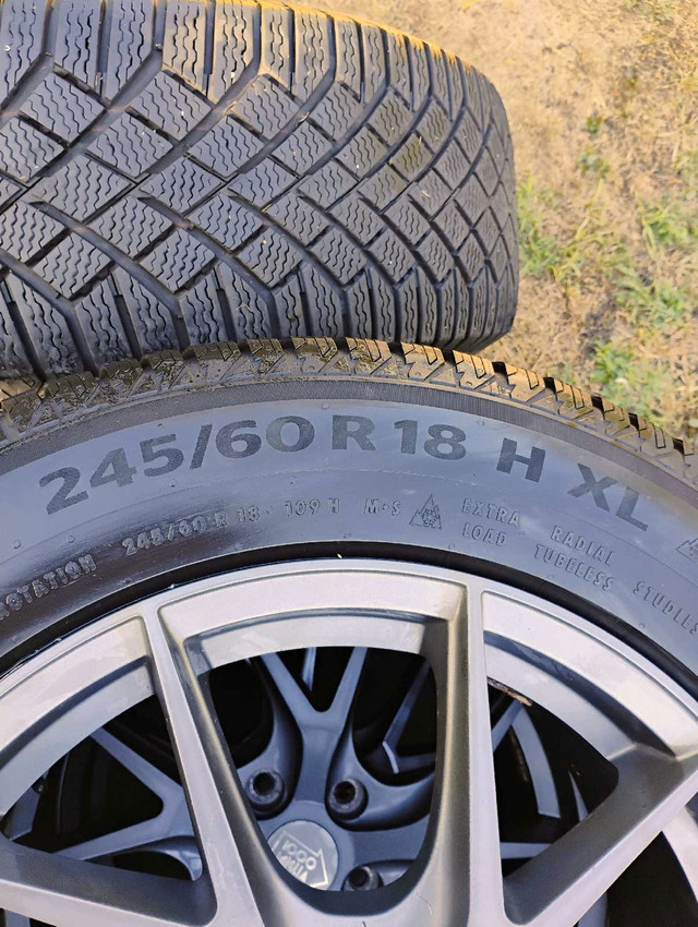 4 winter 245/60R18 tires mounted on alloy rims in Tires & Rims in Muskoka - Image 3