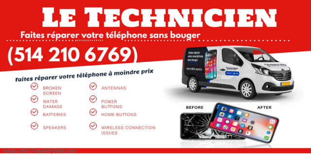 ✅REPARATION CELLULAIRE ORDINATEUR SPECIAL ❗⭐ dans Services pour cellulaires  à Ville de Montréal - Image 3