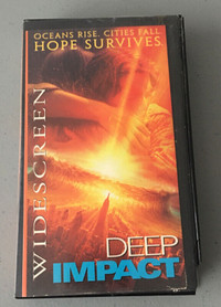 Deep Impact Movie VHS Video Cassette