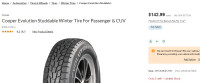 Winter Tires  (4 tires) Cooper