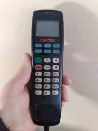 Vintage portable CANTEL  car  phone . 1994 