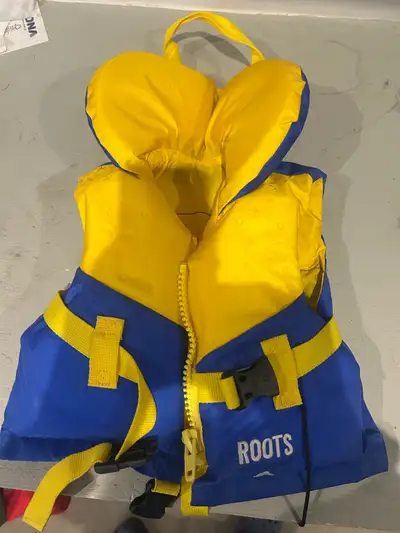 Six Life jackets with weight specifications shown. Used and out grown by my kids. All for $30 or any...
