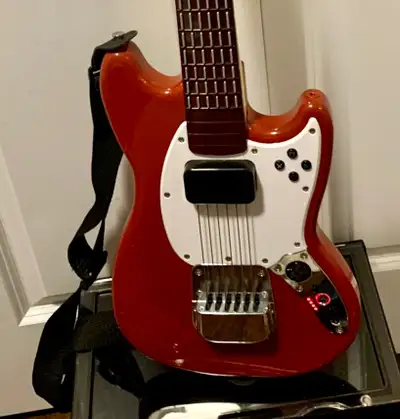 Rock Band 3 Red Fender Mustang Pro Guitar PlayStation 3 PS3, View more