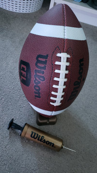 Wilson NFL MVP Junior Football with Pump and Tee