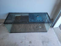 70 Gallon Reptile Tank with Stand & Screen Lid 