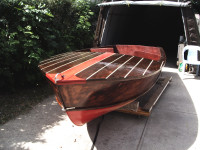 Classic Mahogany-Cedar- Pine Boat for sale.