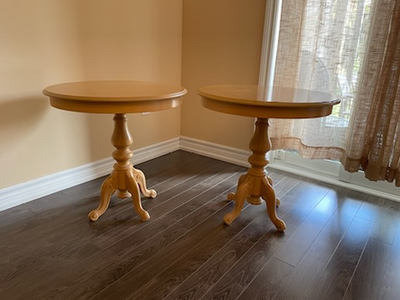 Set of 2 Solid Wood Side/End Tables, View more