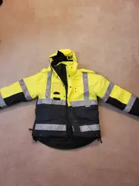 Brand New Never worn High visibility insulated jacket