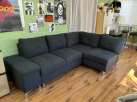 Sofa sectionnel-lit avec rangement intégré