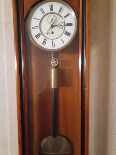Classic Gustav Becker long-case Wall Clock 4 feet Germany 1867, View more