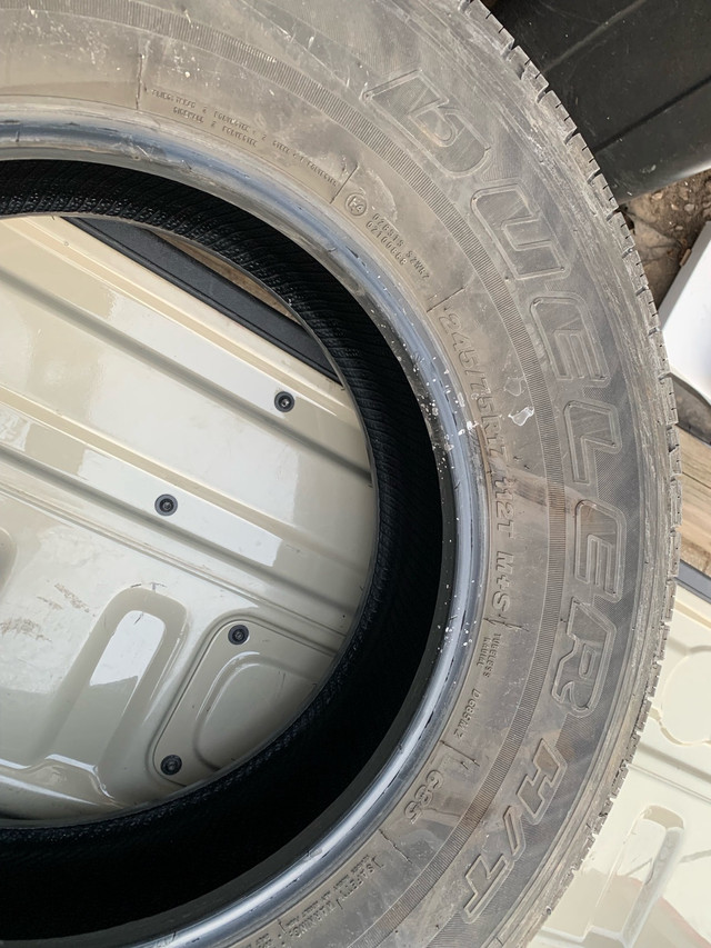 4 Bridgestone Dueler H/T tires  245/75R17 in Tires & Rims in Thunder Bay - Image 4