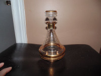 Gold Striped Decanter