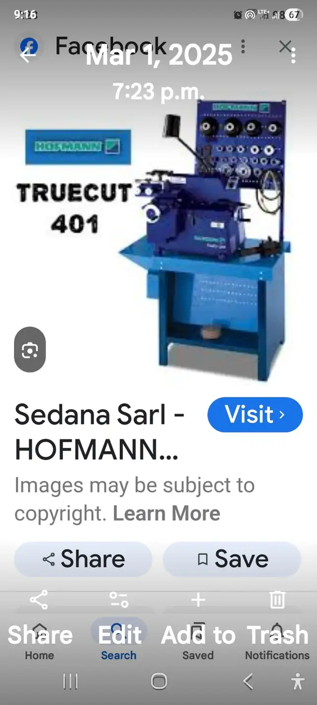 Hoffman Disc/Drum lathe in Power Tools in Ottawa - Image 2